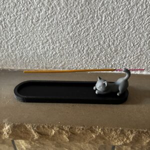 Porta Incienso Gato Curioso